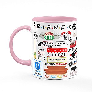 Caneca Friends Icons Moments B-pink