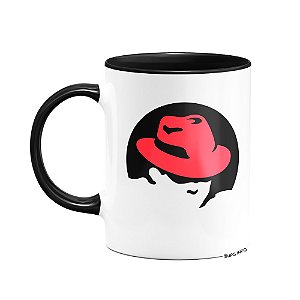 Caneca Red Hat Linux B-black
