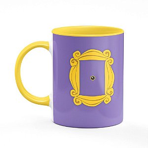 Caneca Friends B-yellow Moldura