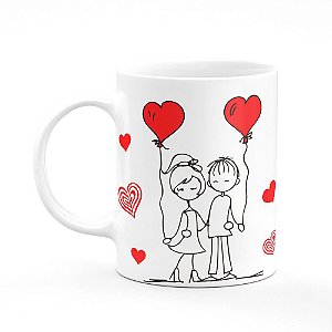 Caneca Namorados Casal Love