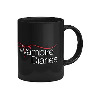 Caneca Série The Vampire Diaries Preta