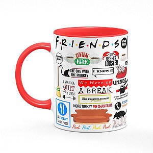 Caneca Friends Icons Moments B-red