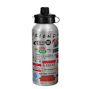 Garrafa squeeze prata - Icons Moments Friends
