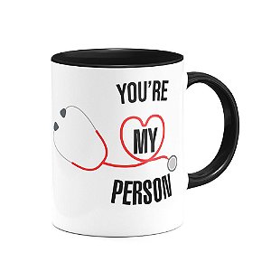 Caneca B-black Greys Anatomy - You're My Person (Saldo)