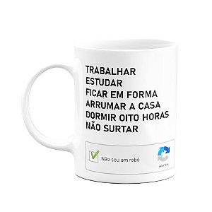 Caneca Divertida - Não sou um robô