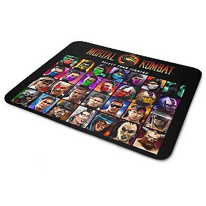Mouse Pad Gamer - Mortal Kombat Select Your Fighter