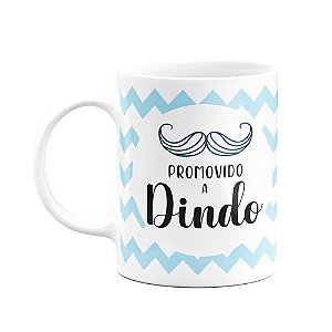 Caneca - Promovido a dindo - com nome