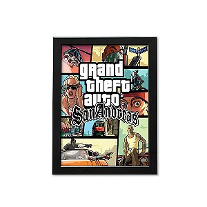 Quadro  A4 - GTA Grand Theft Auto - San Andreas