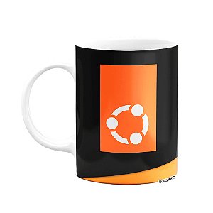 Caneca Linux B-dark - Ubuntu 2022