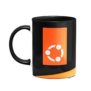 Caneca Linux B-Black Dark - Ubuntu 2022