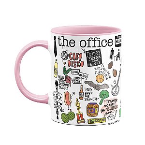 Caneca The Office Icons Moments - B-pink