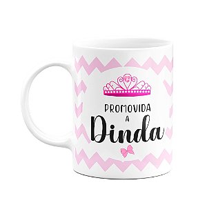 Caneca - Promovida a dinda - com nome