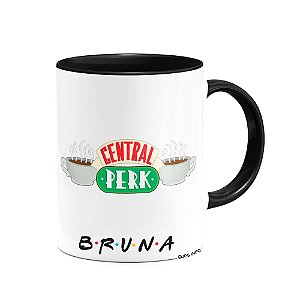 Caneca B-black Friends Central Perk Com Nome Personalizado