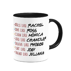 Caneca Like Friends B-black - com nome