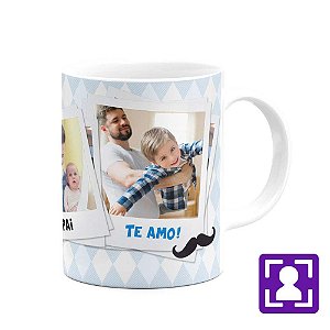 Caneca - Melhor pai do mundo - personalize com fotos