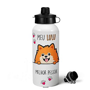 Garrafa Squeeze MQ - Meu Lulu, melhor pessoa! - Fun Geek Store