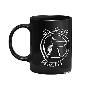 Caneca Dev - GO Horse Process - Preta