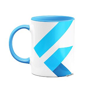 Caneca Dev - Flutter - B-blue