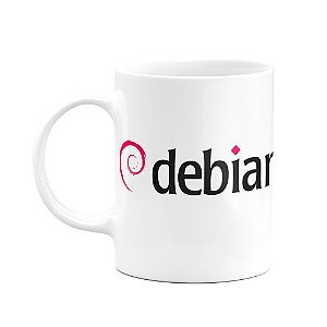 Caneca Personalizada Linux Debian - Branca (Saldo)