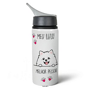 Garrafa Squeeze NK - Meu Lulu Spitz, melhor pessoa! M2