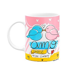 Caneca Namorados - Amo você, meu amor! Pink