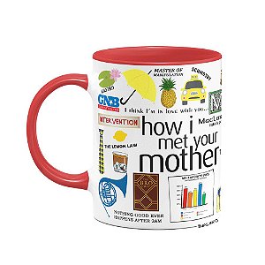 Caneca Icons Moments - How i met your mother - B-red