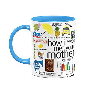 Caneca Icons Moments - How i met your mother - B-blue