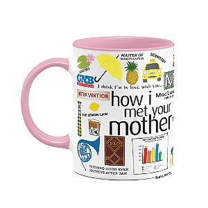 Caneca Icons Moments - How i met your mother - B-pink