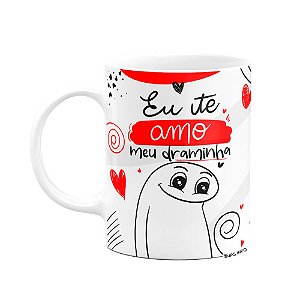 Caneca Flork Namorados -  Te amo, meu draminha