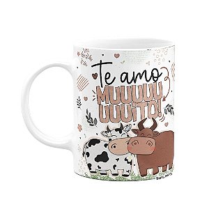 Caneca Namorados - Te amo muuuuuuuito!