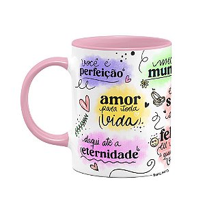 Caneca Namorados - Declarações - B-pink