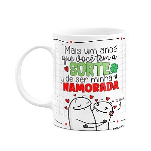 Caneca Flork Namorados  - Sorte de ser sua namorada