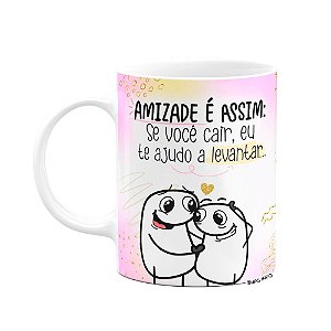 Caneca Flork Amigos - Amizade é assim!