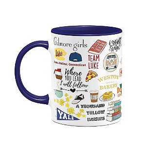 Caneca Icons Moments - Gilmore gilrs - B-blue navy