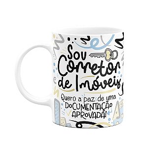 Caneca Profissões - Sou Corretor de imóveis