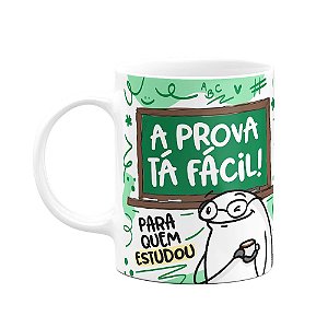 Caneca Flork Professor - A prova tá fácil