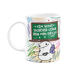 Caneca Flork Professor - Cem vosse seria mas dificiu