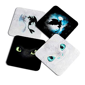 Mouse Pad em Tecido - Dragons - Dragãozinho - Beek Geek's Stuff