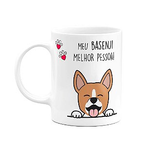 Caneca Dog - Meu Basenji, melhor pessoa!