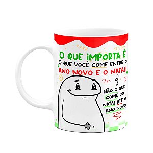 Caneca Flork Natal - O que você come no natal