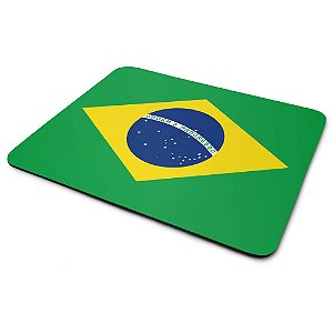 Mouse Pad Bandeiras Países - Brasil - Emborrachado