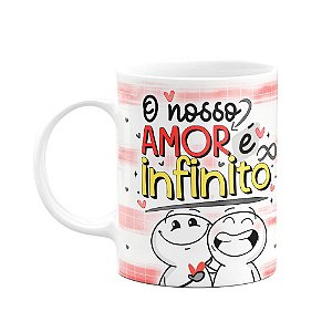 Caneca funny Namorados - Nosso amor é infinito