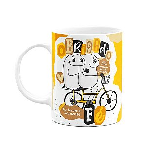 Caneca Flork Namorados - Obrigado por estar comigo