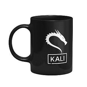 Caneca Geek Dev Linux - Kali Linux - Preta (Saldo)