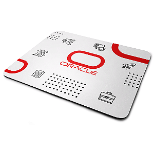Mouse Pad DEV White de borracha - Oracle