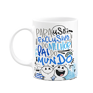 Caneca Funny Dia dos Pais - Exclusivo do melhor pai do mundo