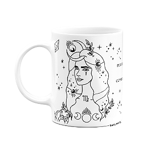 Caneca dos Signos - Signo de Virgem - 325ml branca