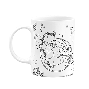 Caneca dos Signos - Signo de Sagitário - 325ml branca