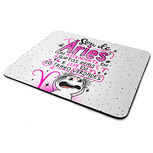 Mouse Pad Funny Signos - Sou de Áries