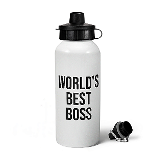 Garrafa Squeeze MQ Geek - The Office - World's Best Boss